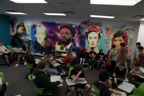 Two ILA classes at Venice high school see new classroom for the first time