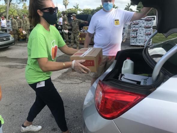 All Faiths Food Bank mobile distribution